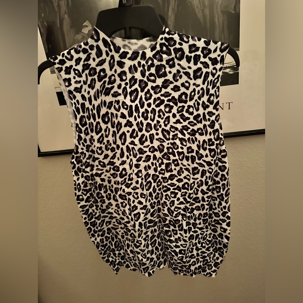 Animal Print top, New with tags